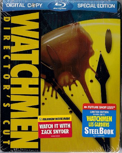 WATCHMEN (DIRECTOR'S CUT, 2-DISC SPECIAL EDITION + DIGITAL COPY) STEEL BOOK