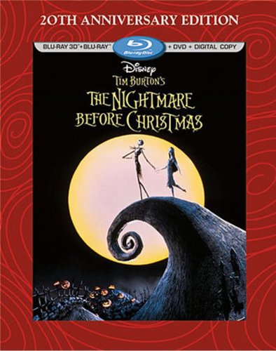 THE NIGHTMARE BEFORE CHRISTMAS - 20TH ANNIVERSARY EDITION [BLU-RAY 3D + BLU-RAY + DVD] (BILINGUAL)