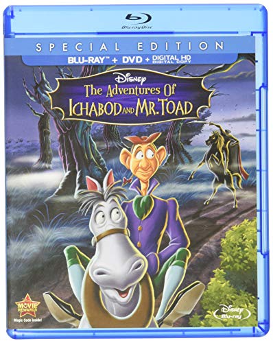 ADVENTURES OF ICHABOD & MR. TOAD  - BLU-INC. DVD COPY