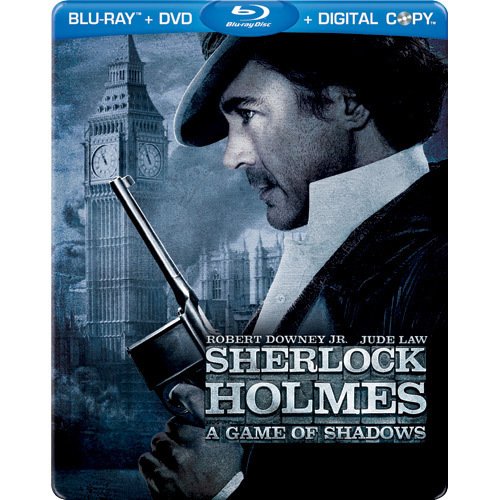 SHERLOCK HOLMES: A GAME OF SHADOWS  - BLU-STEELBOOK