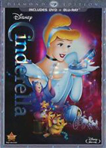 CINDERELLA (ANIMATED)  - BLU-1950-DISNEY-DIAMOND ED. (DVD CASE)