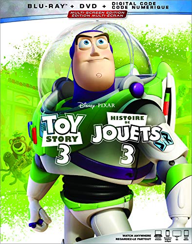 TOY STORY 3  - BLU-INC. DVD COPY (BUZZ LIGHTYEAR COVER)