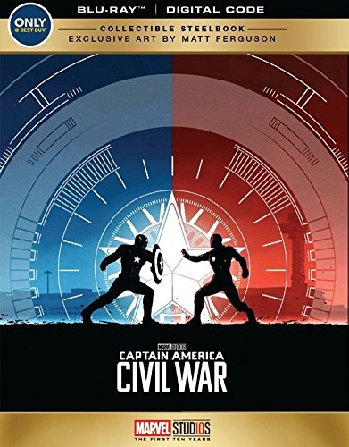 CAPTAIN AMERICA: CIVIL WAR  - BLU-4K-INC. BLU COPY (STEELBOOK)