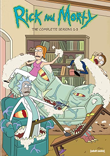 RICK AND MORTY: THE COMPLETE SEASONS 1 - 5 (DVD) [BLU-RAY]
