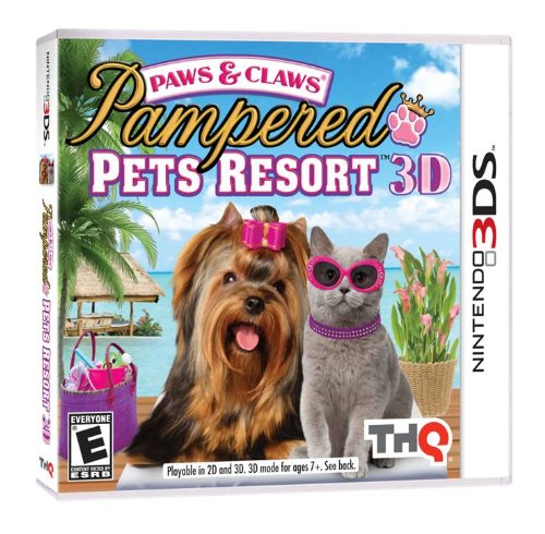 PAWS AND CLAWS PAMPERED PETS RESORT 3D 3DS - NINTENDO 3DS STANDARD EDITION