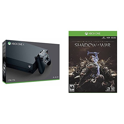 MICROSOFT XBOX ONE X 1TB CONSOLE WITH WIRELESS CONTROLLER: XBOX ONE X ENHANCED, HDR, NATIVE 4K, ULTRA HD (DISCONTINUED)