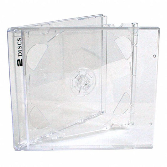 CD Jewel Case Pack - Clear Tray (Double)