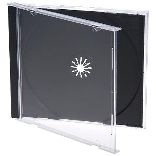 CD Jewel Case Pack - Black Tray (Single)