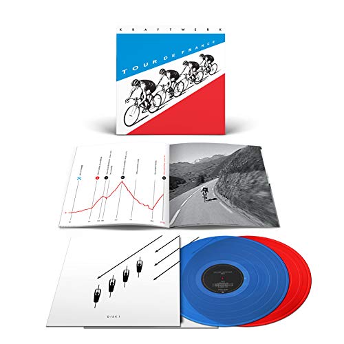 KRAFTWERK - TOUR DE FRANCE (TRANSPARENT BLUE/ RED VINYL)