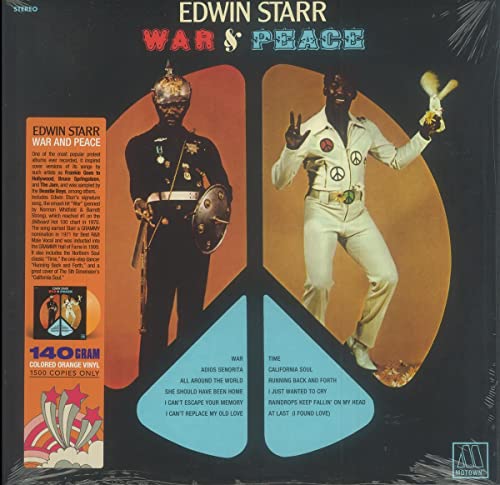 WAR PEACE (ORANGE VINYL)-EDWIN STARR