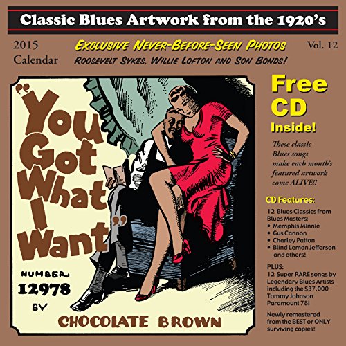 CLASSIC BLUES ARTWORK FROM THE 1920'S: 2015 CALENDAR (+CD) (CD)