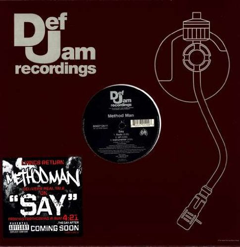 METHOD MAN - SAY (VINYL)