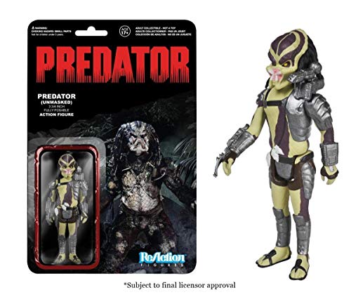 PREDATOR (UNMASKED)(FIGURE) - REACTION-3.75"