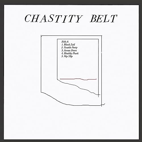 CHASTITY BELT - NO REGERTS (10TH ANNIVERSARY EDITION) BLACK & WHITE SWIRL (VINYL)