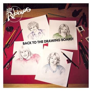 THE RUBINOOS - BACK TO THE DRAWING BOARD (RUBY WITH BLACK SPLATTER VINYL)