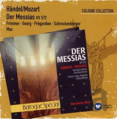 MAX - HANDEL/MOZART: DER MESSIAS KV 573 (CD)