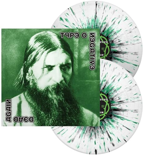 DEAD AGAIN - WHITE W/ BLACK GREEN SPLATTER