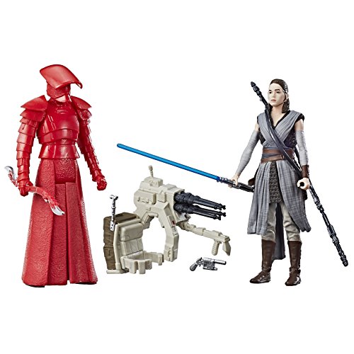 STAR WARS: REY (JEDI TRAINING) & ELITE P - 3.75" SERIES-FORCE LINK