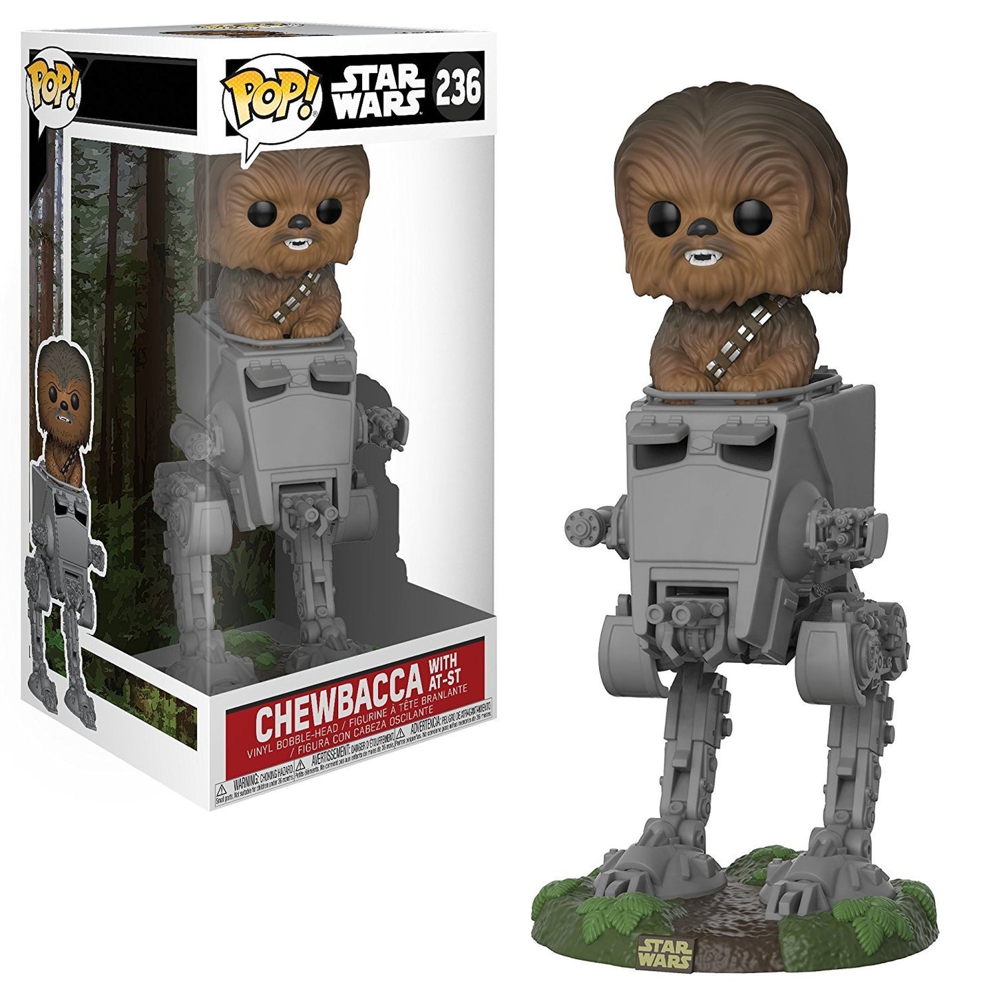 STAR WARS: CHEWBACCA WITH AT-ST #236 - FUNKO POP!