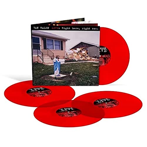 VAN HALEN - LIVE: RIGHT HERE, RIGHT NOW [4LP RED VINYL] LIMITED EDITION [RSD 2023] BOX SET