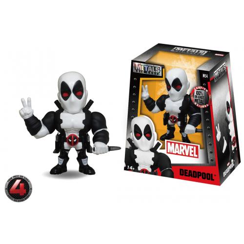 DEADPOOL (WHITE/BLACK SUIT) - JADA-METALS: DIE CAST-4"-M54