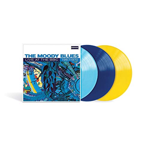 THE MOODY BLUES - LIVE AT THE BBC 1967-1970 [3 LP][LIGHT BLUE/DARK BLUE/YELLOW]