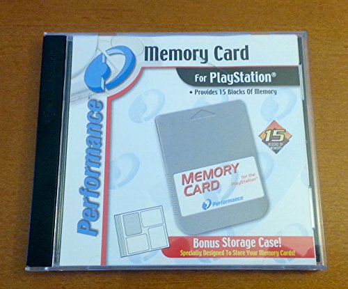 MEMORY CARD WITH CASE FOR PLAYSTATION