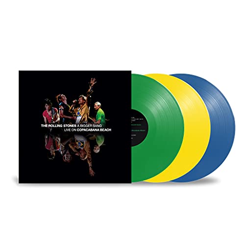 THE ROLLING STONES - A BIGGER BANG LIVE ON COPACABANA BEACH (MULTI COLOR G/Y/B 3LP)