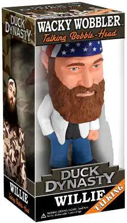 DUCK DYNASTY: WILLIE (BOBBLE-HEAD) - WACKY WOBBLER