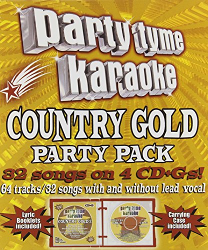 PARTY TYME KARAOKE - PARTY TYME KARAOKE - COUNTRY GOLD PARTY PACK (32+32-SONG PARTY PACK) [4 CD] (CD)