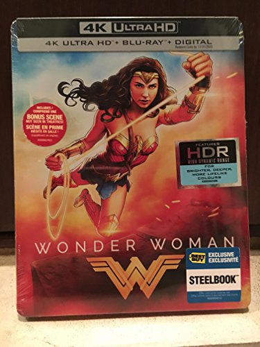 WONDER WOMAN 4K ULTRA HD BLU-RAY STEELBOOK BEST BUY