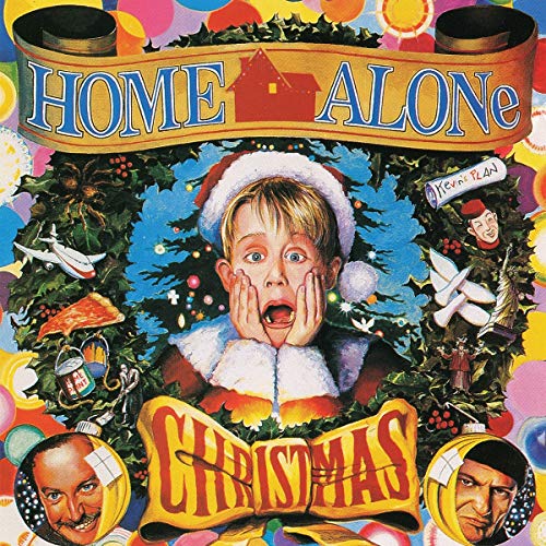 VARIOUS ARTISTS - HOME ALONE CHRISTMAS (CLEAR WITH RED & GREEN "CHRISTMAS PARTY" SWIRL VINYL EDITION)