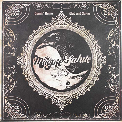 MAGPIE SALUTE - COMIN' HOME / GLAD & SORRY (BLACK & WHITE MARBLE VINYL)