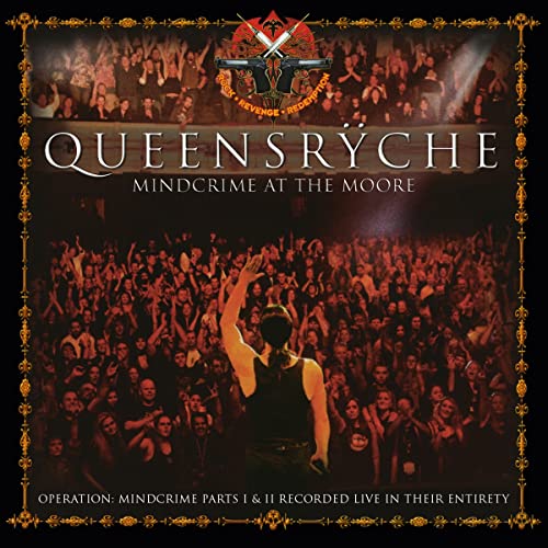 QUEENSRCHE - MINDCRIME AT THE MOORE [LIMITED 180-GRAM TRANSLUCENT RED, SOLID WHITE & BLACK MARBLE COLORED VINYL]