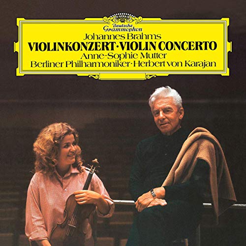 ANNE-SOPHIE MUTTER, BERLINER PHILHARMONIKER, HERBERT VON KARAJAN - BRAHMS: VIOLIN CONCERTO IN D, OP.77 (VINYL)