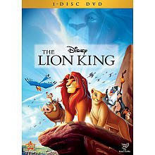 THE LION KING DVD