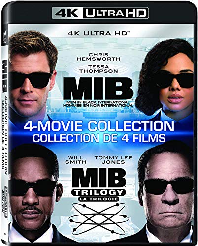 MEN IN BLACK (1997) / MEN IN BLACK 3 / MEN IN BLACK II / MEN IN BLACK: INTERNATIONAL [4K] [BLU-RAY] (BILINGUAL)