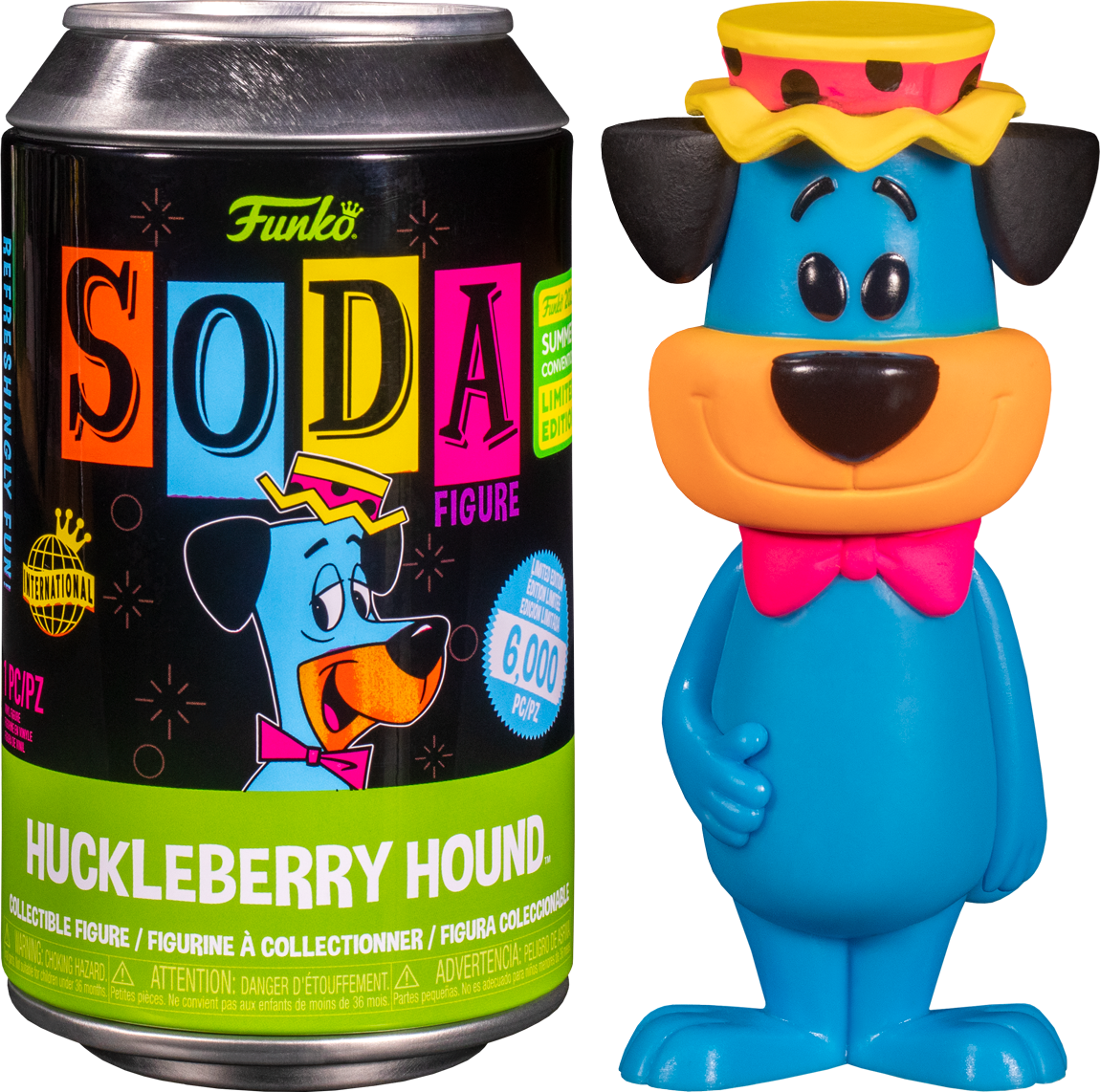 HUCKLEBERRY HOUND (COMMON-1/5000) - FUNKO SODA-2022 SUMMER CON