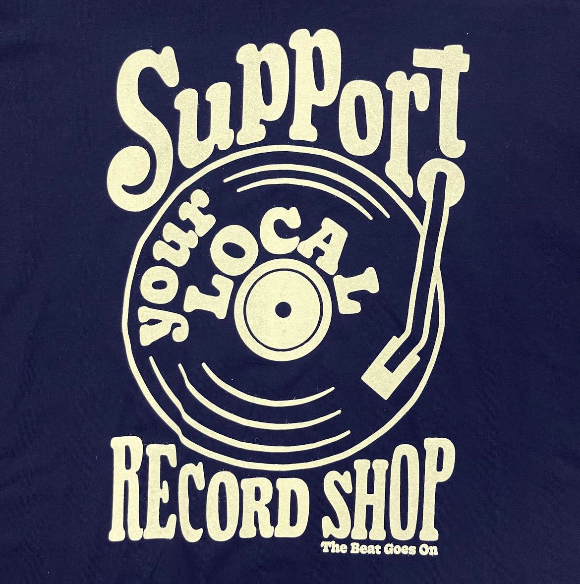 BGO T-Shirt - Support Your Local Record Store