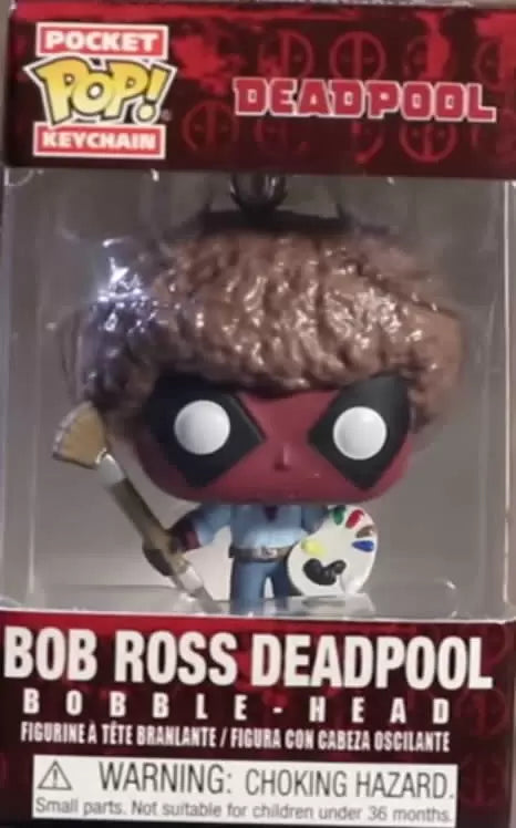 DEADPOOL: BOB ROSS DEADPOOL - POP! KEYCHAIN