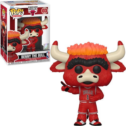 CHICAGO BULLS: BENNY THE BULL #03 - FUNKO POP!