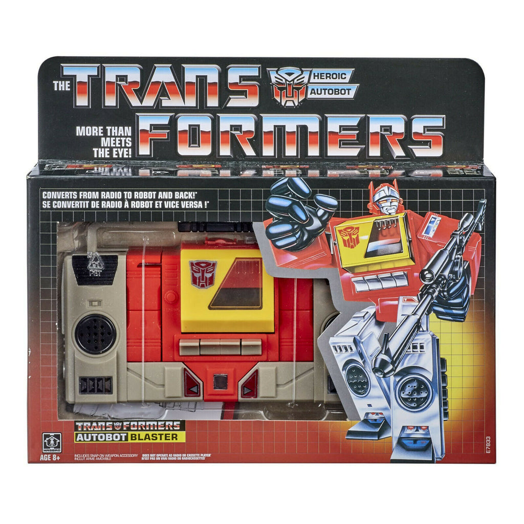 TRANSFORMERS: BLASTER - HASBRO-RE-ISSUE-2020