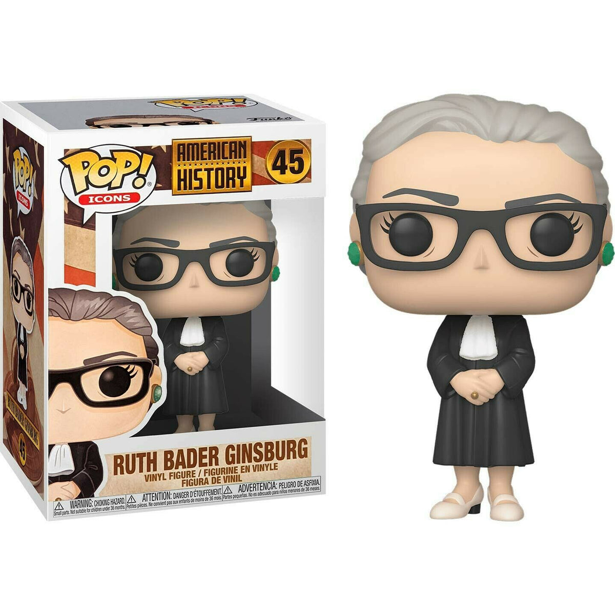 AMERICAN HISTORY: RUTH BADER GINSBURG #45 - FUNKO POP!