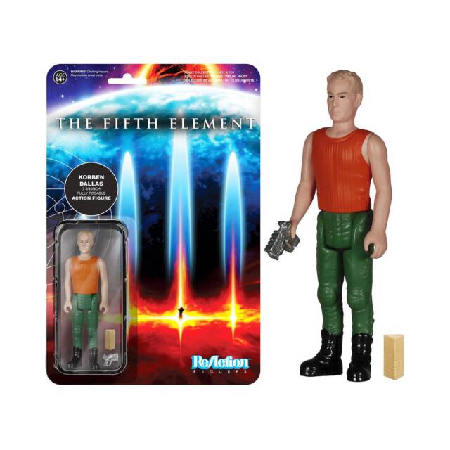 FIFTH ELEMENT: KORBEN DALLAS (FIGURE) - REACTION-3.75"