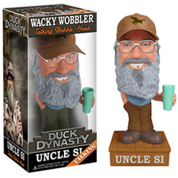 DUCK DYNASTY: UNCLE SI (BOBBLE-HEAD) - WACKY WOBBLER